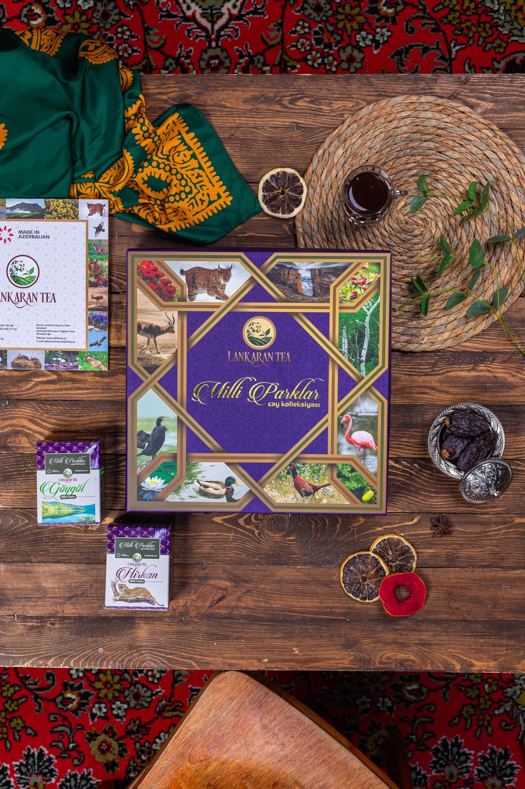 Milli parklar çay kolleksiyası